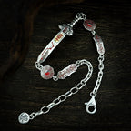Taoist-style Accessories Master Seven-Star Sword Bracelet Vintage Cinnabar Safety