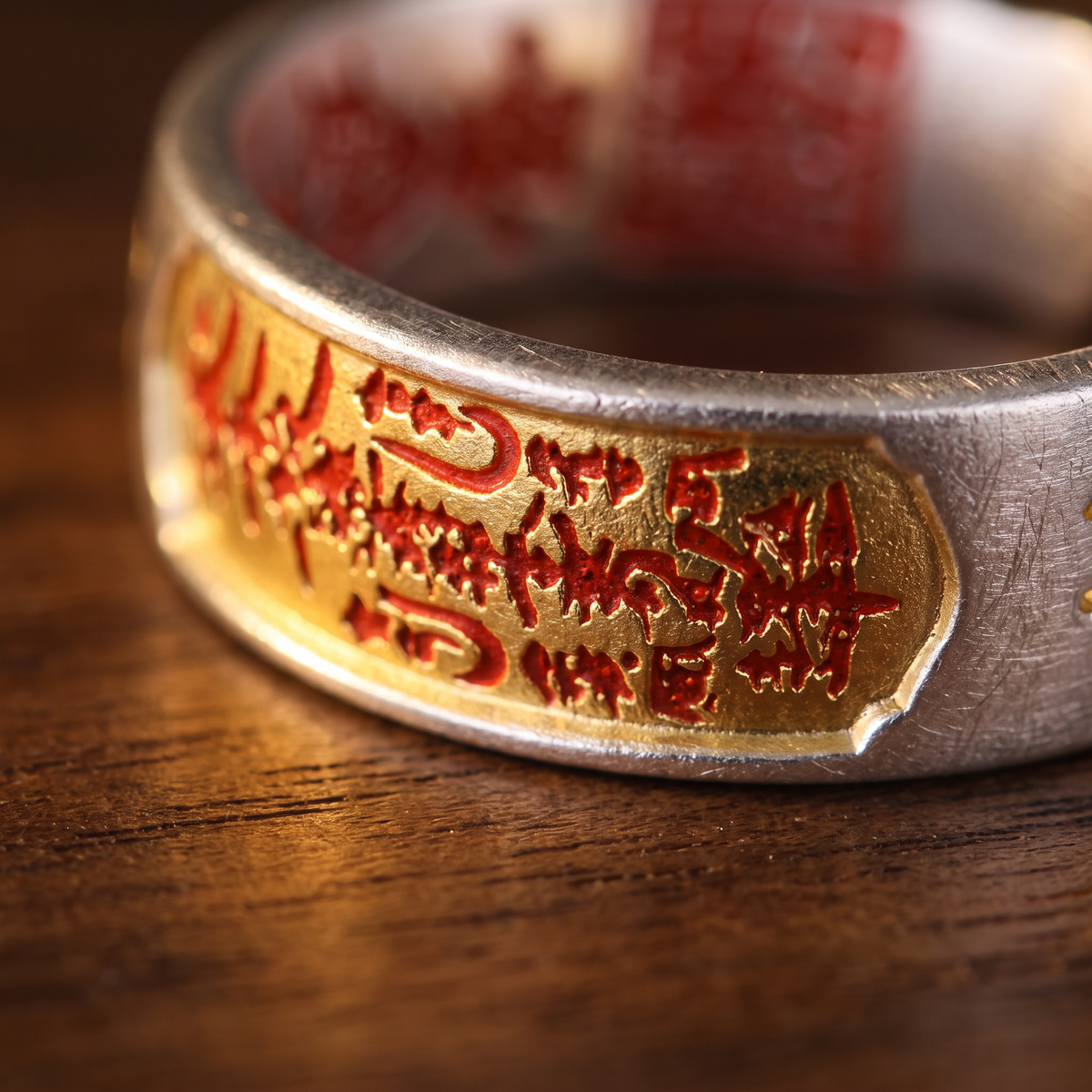 Ancient Symbol Ring — Secret Engraved Rune Inside, Adjustable Spiritual Talisman