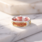 Ancient Symbol Ring — Secret Engraved Rune Inside, Adjustable Spiritual Talisman
