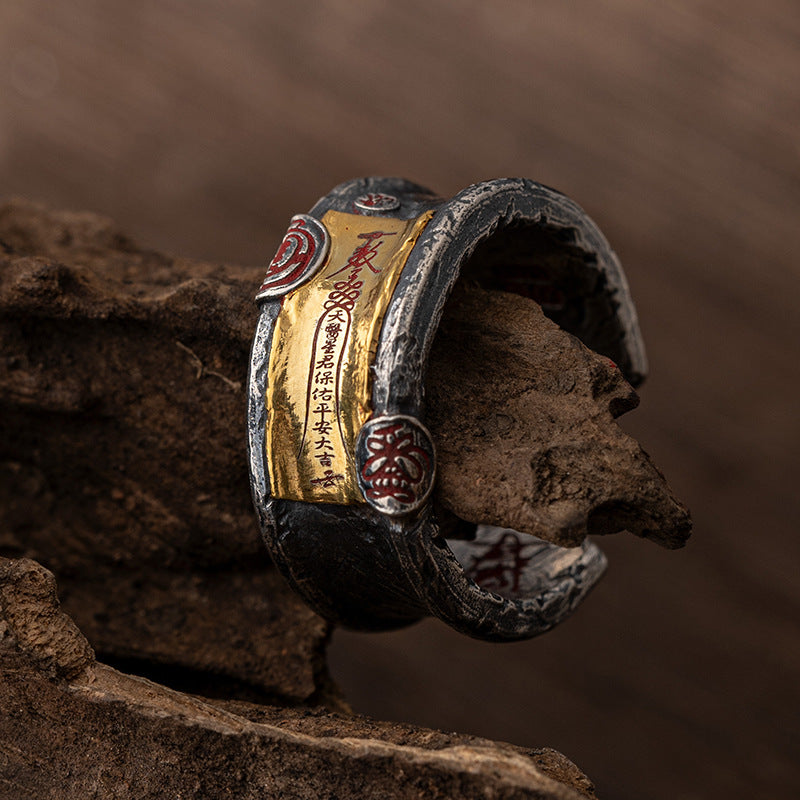 Taoist-style accessory spiritual talisman amulet talisman ring
