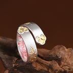 Ancient Symbol Ring — Secret Engraved Rune Inside, Adjustable Spiritual Talisman