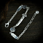 Taoist-style Accessories Master Seven-Star Sword Bracelet Vintage Cinnabar Safety