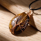 Tree of Life Crystal Necklace — Natural Healing Stone Pendant, Spiritual Gift for Her