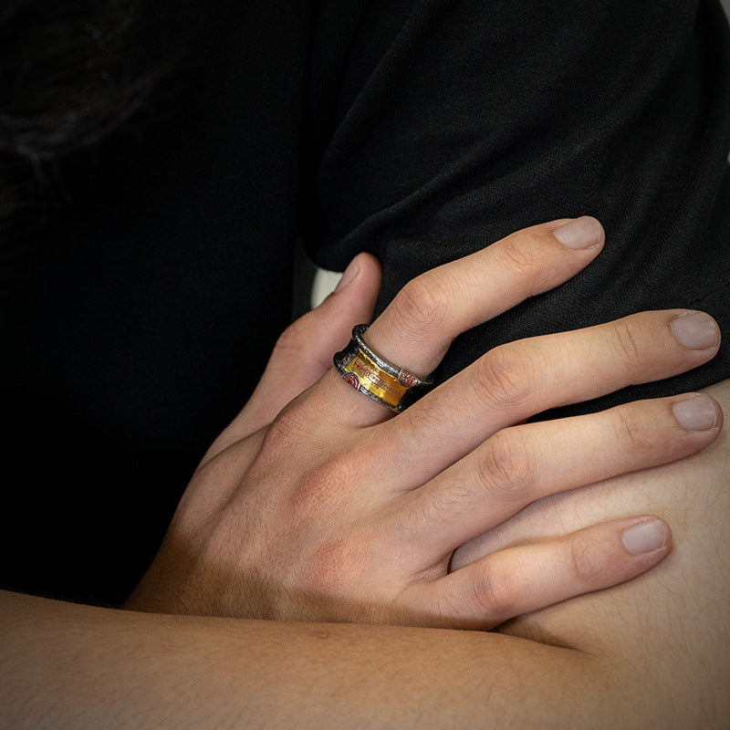 Taoist-style accessory spiritual talisman amulet talisman ring