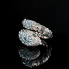 Vintage serpentine sterling silver ring, Art Deco animal-style jewelry, a gift for her