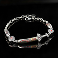 Taoist-style Accessories Master Seven-Star Sword Bracelet Vintage Cinnabar Safety